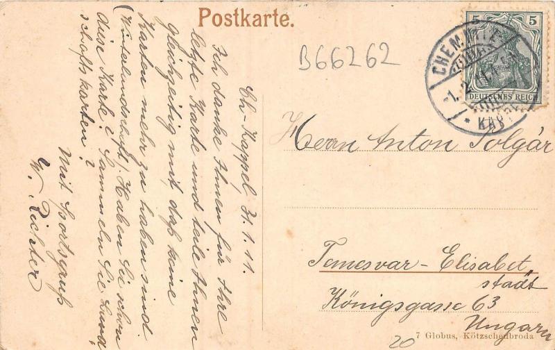 B66262 Germany Chemnitz im Winter Schlossteioli