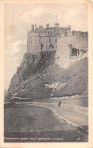 uk19957 castle from johnston terrace edinburgh scotland  real photo uk