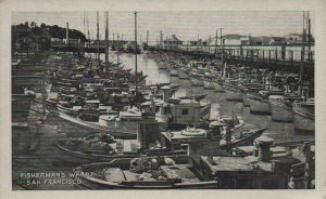 58-US-CA-SFO- Postcard Fisherman's Warf,  San Fracisco, CA, USA,  not used