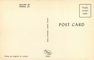 Topeka Kansas KS Skyline Postcard
