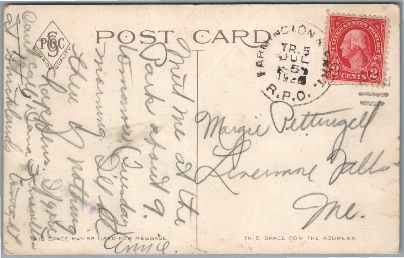 BELFAST ME SHOE FACTORY ANTIQUE POSTCARD