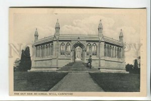 439380 INDIA Cawnpore out side memorial well Vintage postcard