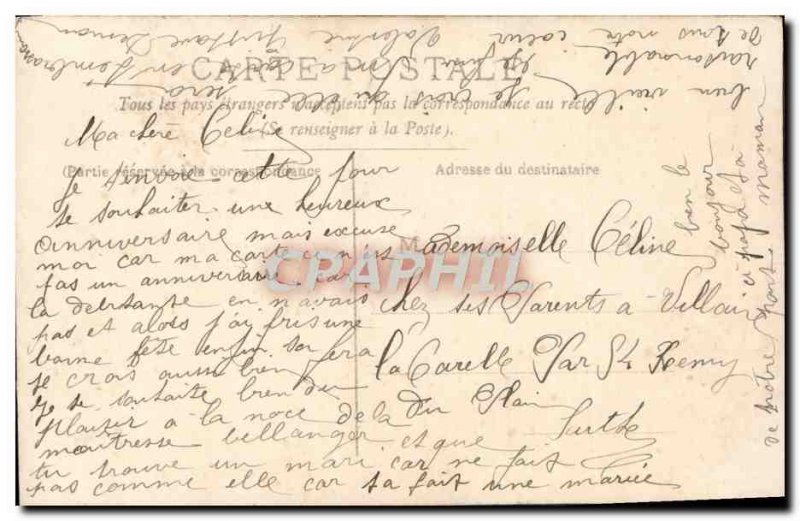 Postcard Fancy Old Man