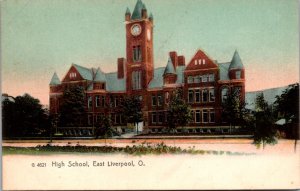 Postcard High School in East Liverpool, Ohio