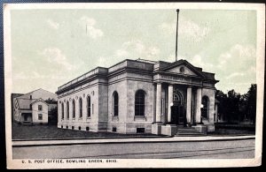 Vintage Postcard 1915-1930 U.S. Post Office, Bowling Green, Ohio (OH)