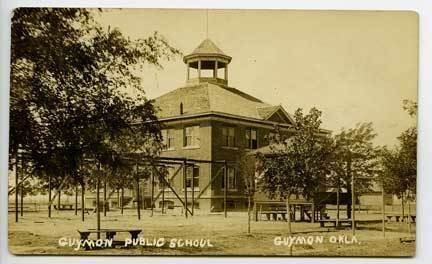 Guymon OK Public School Playground RPPC Postcard