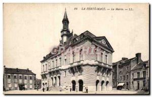 Old Postcard La Ferte Mace The Mayor LL