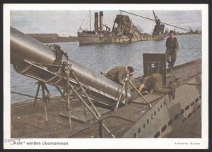 3rd Reich Germany Kriegsmarine UBoot Submarine Propaganda Card 103946