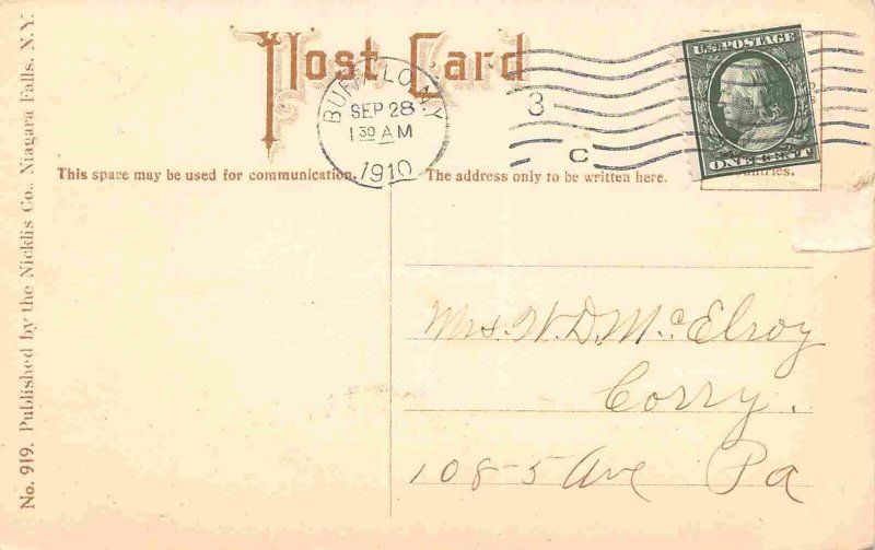 Steamer Corona Niagara Navigation Co New York 1910 postcard