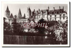 Postcard Old Chateau of Loches General view