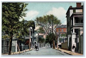 c1910s Old Legare Street Scene Carriage Charleston South Carolina SC Postcard 