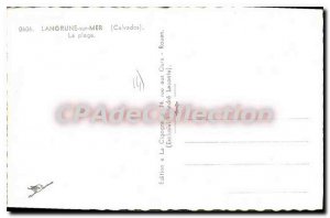 Old Postcard Langrune Sur Mer Beach