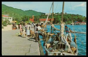 St. Thomas - Native Sloop Departing