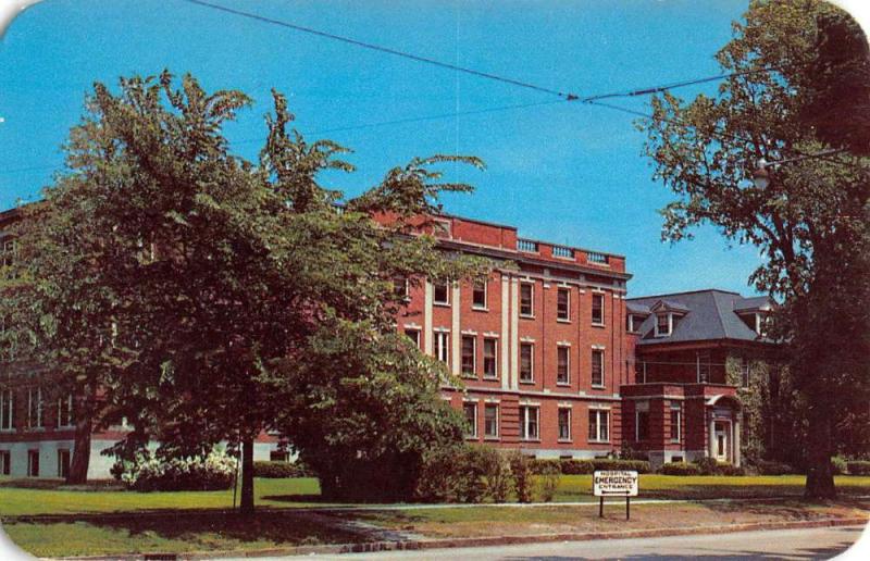 Geneva New York General Hospital Street View Vintage Postcard K59764