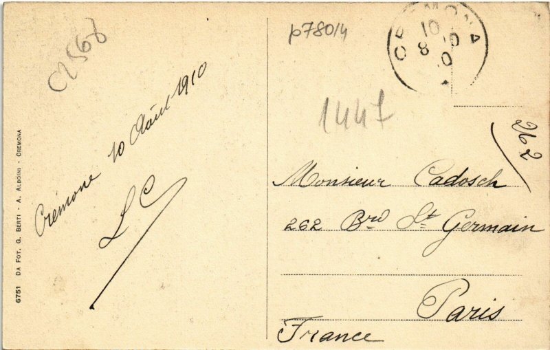 CPA Cremona Palazzo Confalonieri ITALY (802568)