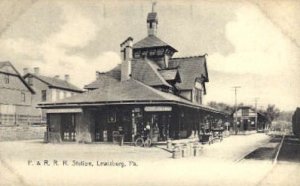 P. and R.R.R. Station, Lewisburg, Pennsylvania, PA, USA Railroad Train Depot ...