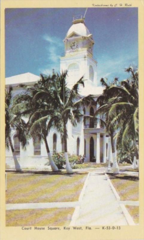 Florida Key West Court House Square Dexter Press United States