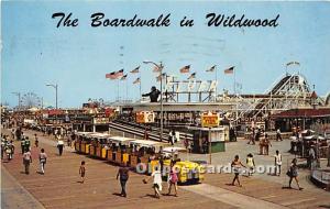 The Boardwalk and Amusements Wildwood, New Jersey, NJ, USA 1977 