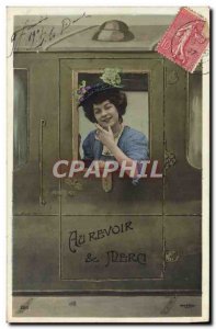Old Postcard Fantaisie Train