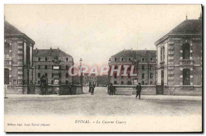 Postcard Old Army Barracks Epinal Courcy the barracks