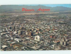 Pre-1980 AERIAL VIEW OF TOWN Phoenix Arizona AZ F9104