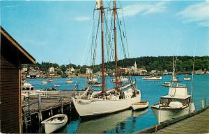 ME, Boothbay Harbor, Maine, The Bowdoin, Eastern Illustrated