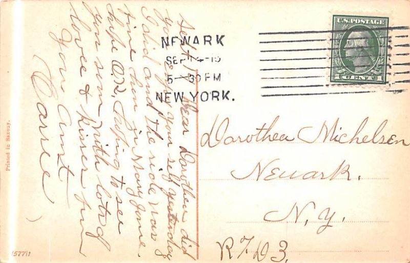 Chalk Board Postal Used Unknown 