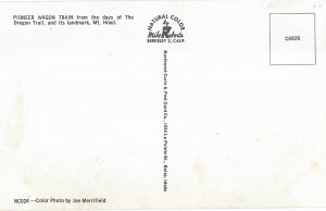 Oregon Centennial 1859-1959 Wagon Train Mt Hood in Background