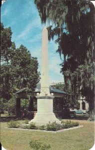 Lake City FL, Confederate Monument, Olustee Park, 1950's, Civil War Battle