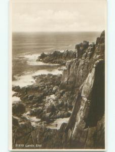 old rppc NICE VIEW Land'S End In Cornwall England UK i2974