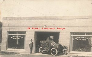 IA, Eagle Grove, Iowa, RPPC, Porter Auto Company Garage, Sales & Service