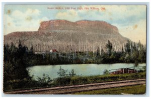 c1910 Mount Mckay Railway Fort William Ontario Canada Antique Postcard