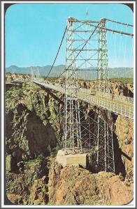 Colorado World's Highest Bridge Postcard