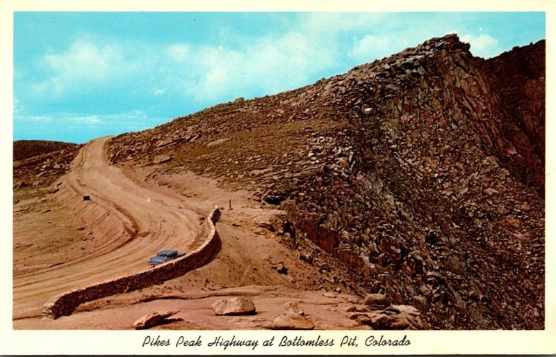 Colorado Pikes Peak Highway At Bottomless Pit