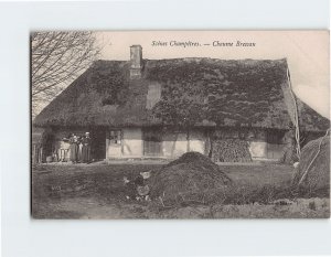 Postcard Chaume Bressan Scènes Champêtres