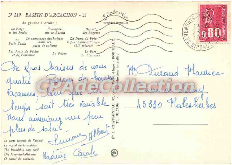 Modern Postcard Arcachon Remembrance