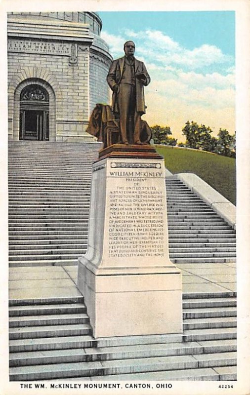 WM. McKinley Monument Canton, Ohio OH