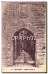 Old Postcard Draguignan Dragon Gate