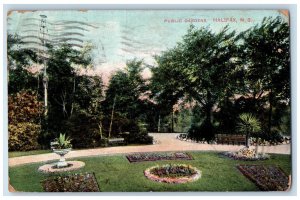 1907 Public Gardens Halifax Nova Scotia Canada Posted Antique Postcard 