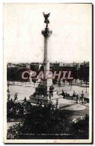 Postcard Ancient Monument Girondins Bordeaux