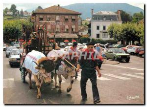 Postcard Modern Basque Country hitch a feast day