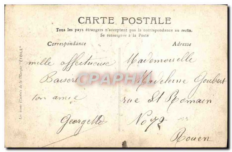 Old Postcard Fantaisie Surname Madeleine