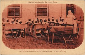 PC MISSIONARIES NIANGARA LECON D'ECRITURE BELGIAN CONGO (a28590)