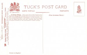 Vintage Postcard 1910s Fellah Village Quaint Flat-Roofed Houses Egypt Oillette