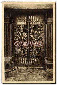 Old Postcard Monument Tranchee of Beionnettes Porte d & # wrought iron 39entr...