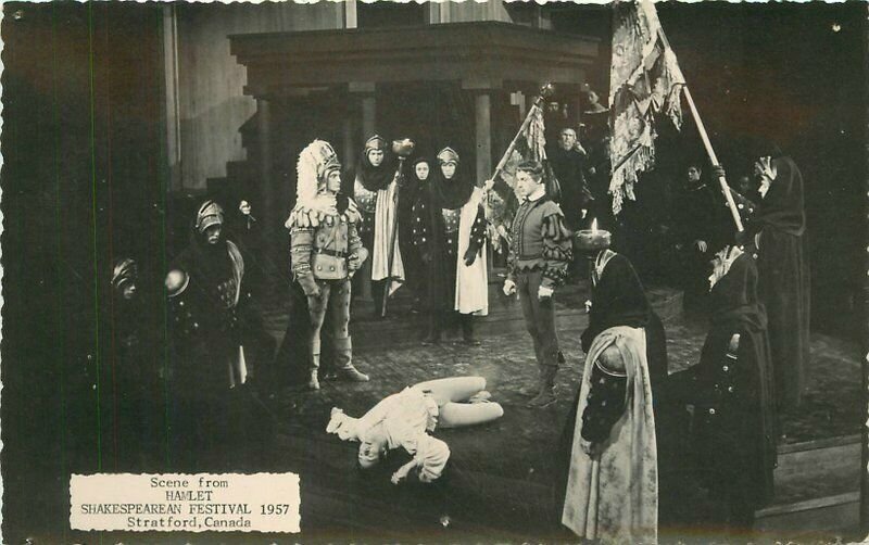 California Strattford Hamlet Shakespearean Festival RPPC Photo Postcard 22-4119