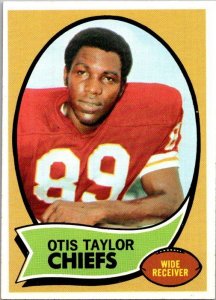 1970 Topps Football Card Otis Taylor Kansas City Chiefs sk21532