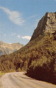 Mt. Cannon, Going-to-the-Sun Highway, Glacier National Park, MT Vintage Postcard