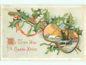 Divided-Back CHRISTMAS SCENE Great Postcard W9318