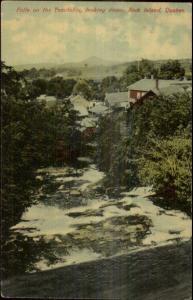 Falls & Buildings - Rock Island Quebec c1910 Postcard